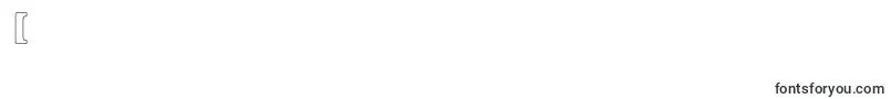 MacbethHollowBold-Schriftart – bengalische Schriften
